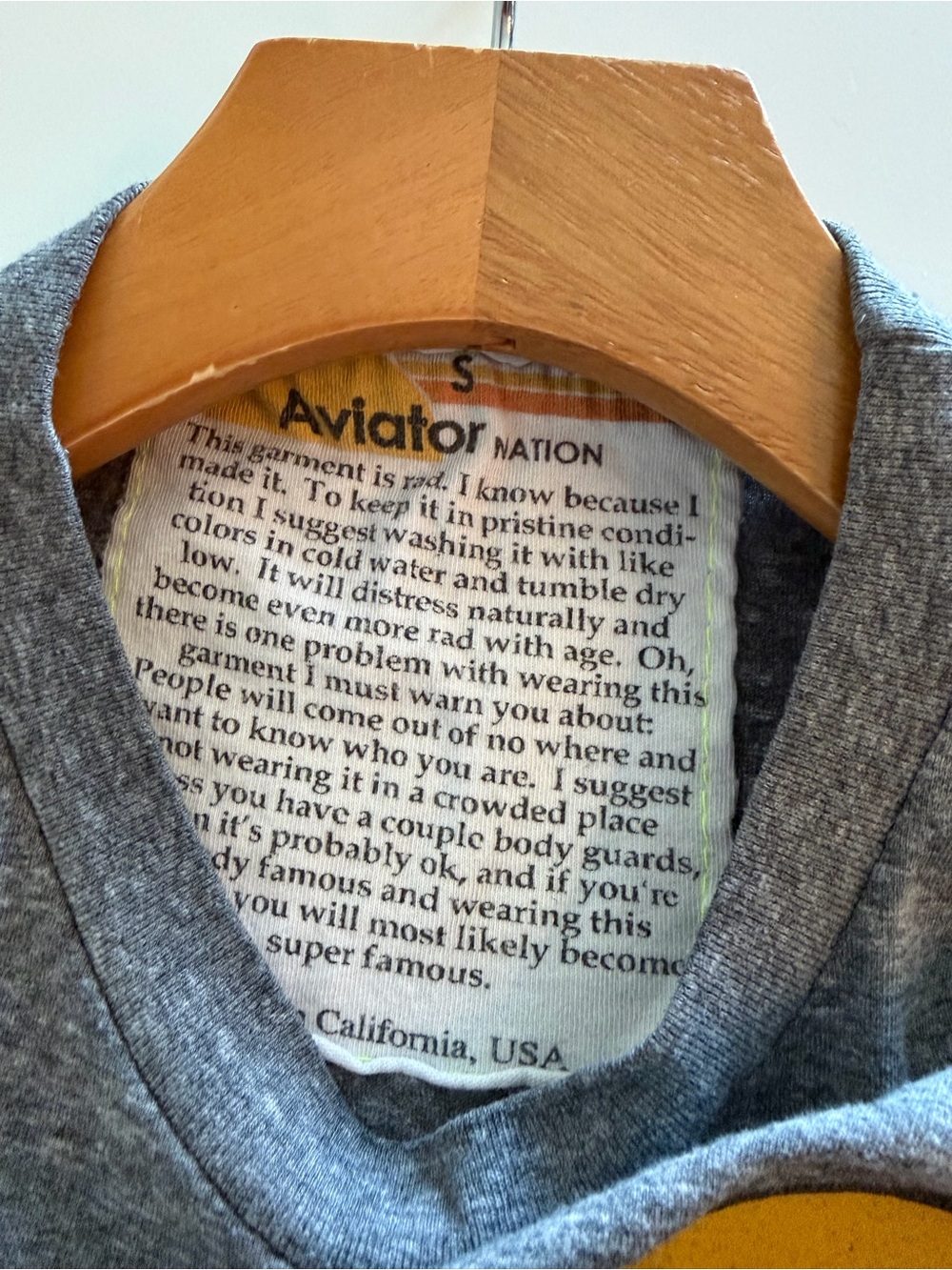Aviator Nation Smiley Boyfriend Tee - Picture 3 of 3